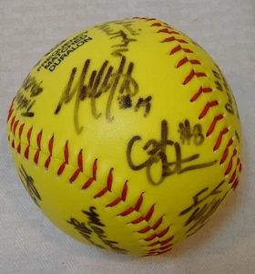 2003 TEXAS Longhorns Softball Team Signed Autographed 18 Signatures Osterman UT - Picture 1 of 3