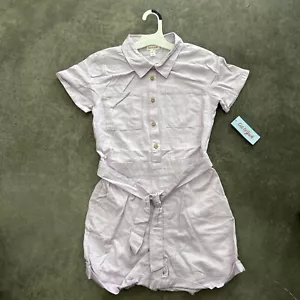 NWT Cat & Jack™ Light Lavender Romper, Large (10/12) - Picture 1 of 2