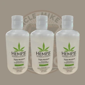 Hempz Sanitizer, Herbal Triple Moisture 8oz - NEW- 3 Pack - Picture 1 of 1