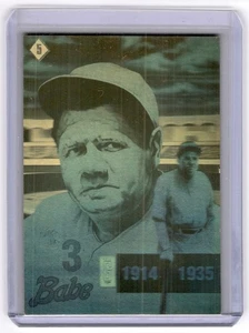 Gold Entertainment 1992 George Herman Babe Ruth New York Yankees #5 - Imagen 1 de 2