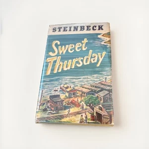 JOHN STEINBECK Sweet Thursday 1./1. HB/DJ 1954 True First Edition - Bild 1 von 7