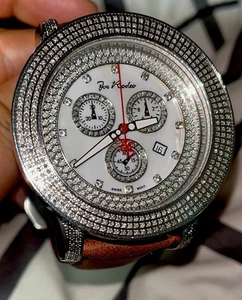 Mens Joe Rodeo Pilot Diamond Watch 3.15 Carats Jojo Don Benny Co Techno JRPL2 - Picture 1 of 9