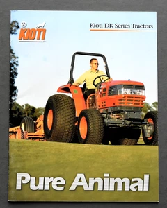 Folleto de venta de tractores Kioti serie DK 2008 ORIGINAL ~ 22 PÁGINAS ~ 8,5" X 11" - Imagen 1 de 11
