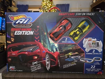 Hot Wheels AI Intelligent Street Racing Edition con 2 coches de control remoto Foto 1 de 4