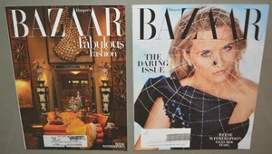 2 magazine lot - Reese Witherspoon - Harpers Bazaar 2007, 2019 - Foto 1 di 1