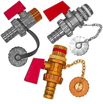 Kessel Füll- u. Entleerungshahn Messing KFE Hahn Kugelhahn Ventil selbstdichtend - Bild 1 von 3