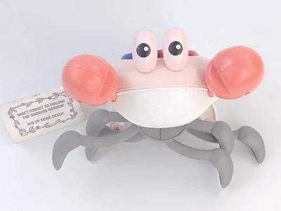 Juguete musical para bebé cangrejo gateador - Juguetes para el tiempo de barriga para 6-12 meses *¡Muy lindo! Foto 1 de 4