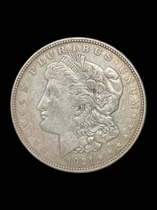 1921 (Philadelphia Mint) Morgan Silver Dollar - 90% Silver - Picture 1 of 2