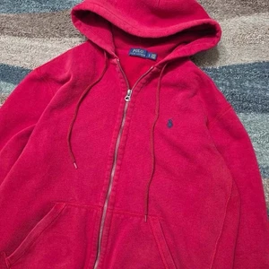 POLO Ralph Lauren Herren Hoodie Sweatshirt rot Full Zip Größe L - Bild 1 von 7