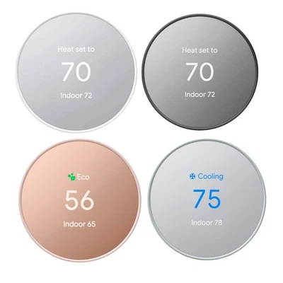Google Nest Thermostat Smart Programmable Wi-Fi Thermostat for Home - Image 1 of 4