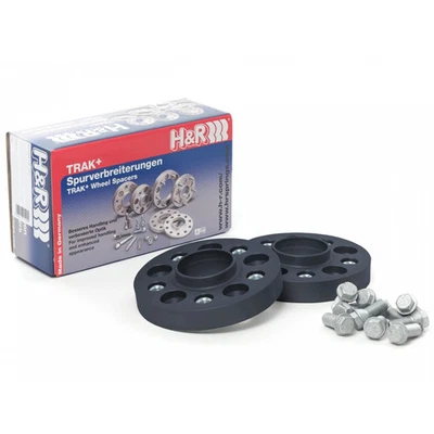 H&R 4555664SW DRA Black 22.5 mm Wheel Spacers Kit for 2016-25 BMW / 14-24 Cooper - Image 1 of 4