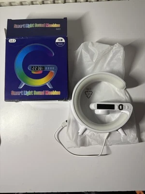Smart Light Sunrise Alarm with Sound & 15W Wireless Charging + App Control G63 - Image 1 of 4