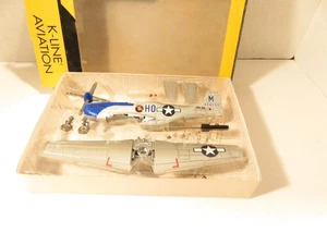 K-LINE TRAINS AVIATION 40223- VINTAGE ARMY CORPS P51 FIGHTER PLANE KIT- NEW- B15 - Picture 1 of 2