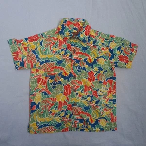 Tori Richard Honolulu Jungen Hawaiihemd Gr. XS 4-5Y Tropical Floral Fische Kinder - Bild 1 von 14