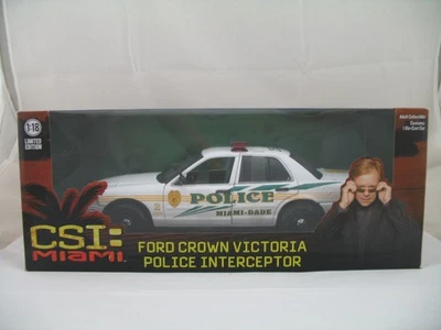 Greenlight Model 13514: 2003 Ford Crown Victoria Police Interceptor, CSI Miami - Image 1 of 4