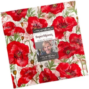 Superbloom Layer Cake®, 42 10-inch Precut Fabric Quilt Squares by Robin Pickens - Picture 1 of 2