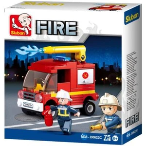 Juego de 75 piezas de bloques de construcción para camión de bomberos Sluban para niños - Imagen 1 de 1