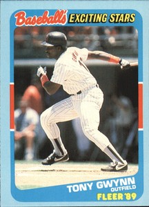 1989 Fleer Exciting Stars San Diego Padres Baseball Card #20 Tony Gwynn