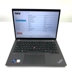 Lenovo ThinkPad T14 Gen 3 14" Laptop, Intel Core i7-1270P 4.80GHz, 32GB RAM - Picture 1 of 8