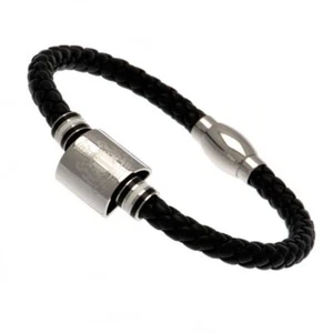 Newcastle United FC Colour Ring Leather Bracelet - Brand New Official Merchandis - Picture 1 of 3