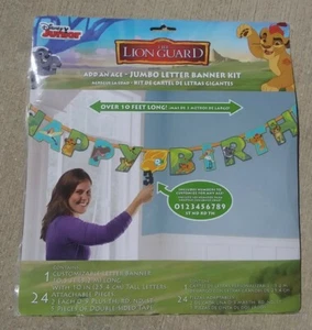 Lion Guard Birthday Banner Kit Party Supplies Lion King Add an Age Custom Banner - Picture 1 of 2