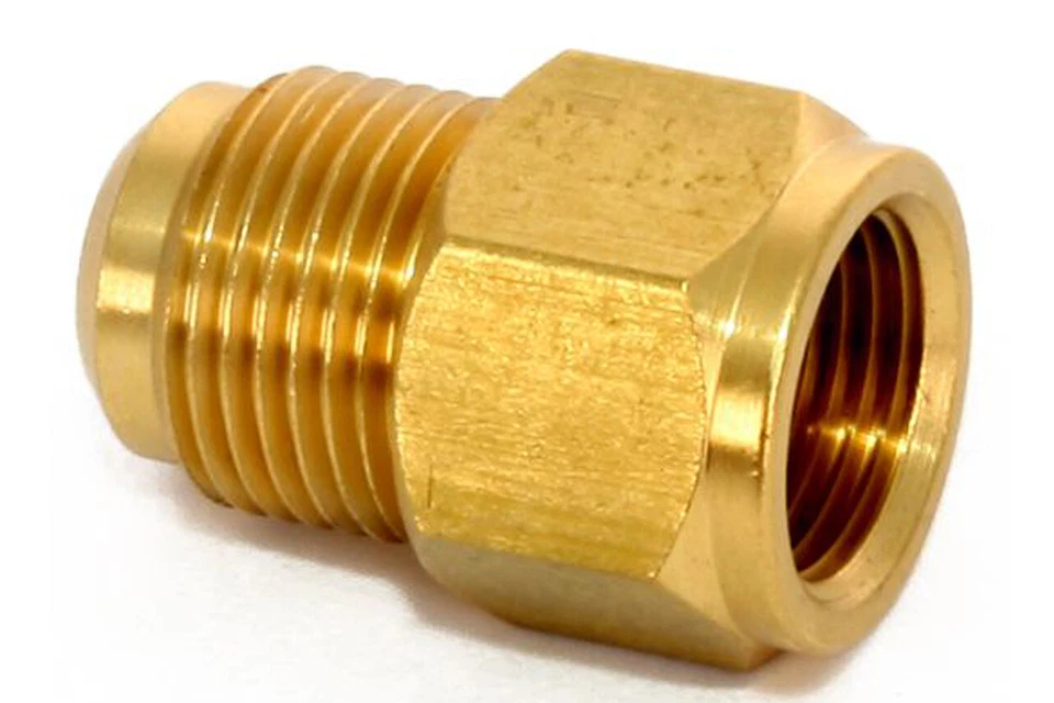 ATLANTIS KLIMAZUBEHÖR Kältemittelleitung Reduziernippel Messing M1/2 auf F5/8 inkl. Dichtring