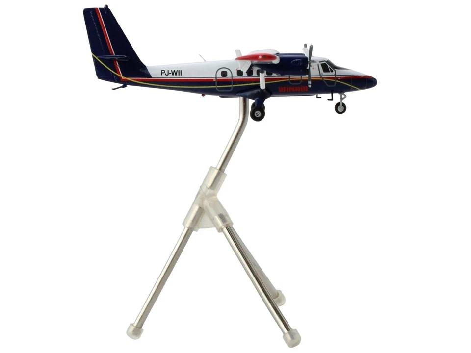 De Havilland Dhc-6-300 Aircraft Winair 1/200 Diecast By Geminijets G2wia1035