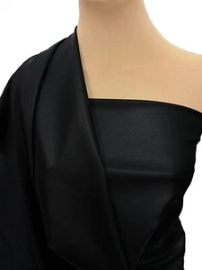 MYSTIQUE BLACK MATTE/BLACK STRETCH  FABRIC. 58 " BTY ,COSPLAY, COSTUMES,4 WAY - Picture 1 of 8