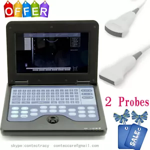 CE 10.1 Inch Portable Ultrasound Scanner Laptop Machine CMS600P2 w convex,linear - Picture 1 of 12