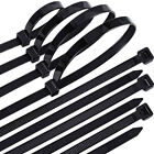 100 BLACK CABLE ZIP TIES Heavy Duty UV Resistant UL 4' 6' 8' 12' 15' 18' 24' 36'