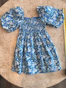 Janie and Jack children cloth, dress, blue, 5-years - Picture 1 of 4