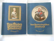 1934 .2 volume set German film  vom werden deutscher filmkunst cigarette albums