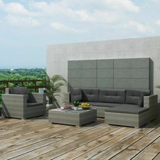 Unbranded Wicker Gray Patio Garden Furniture Sets For Sale In Stock Ebay