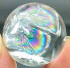 Top Edelstein Diamant Himalaya weiße Kristallkugel, Regenbogen Engry Heilball 22,1 mm
