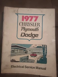 1977 Chrysler Plymouth Dodge Electrical Service Manual Passenger Cars Mechanic - Bild 1 von 3