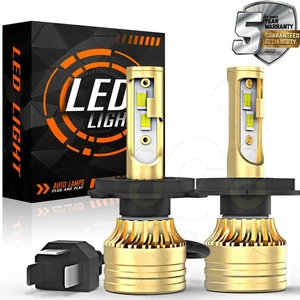 H4 LED Headlight Bulb Hi Low Beam Conversion Kit For Hyundai Tucson 2005-2014 - Picture 1 of 11