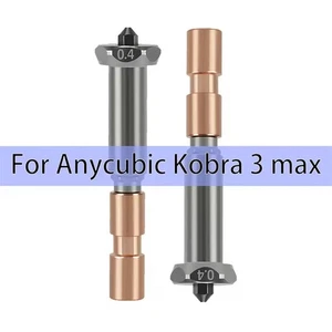 Buse pour Anycubic Kobra3 max acier trempé 0,4 mm céramique buse à retrait rapide - Photo 1/18