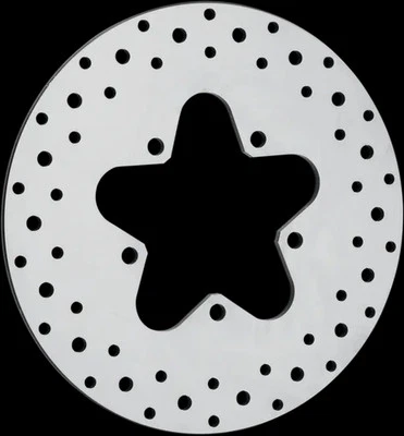 DS 11.5 Rear Brake Rotor Disc Drilled Polished Harley Road King Classic 98-99 - Image 1 of 3