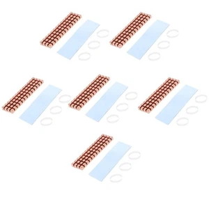 Dissipateur thermique SSD M.2 2280 cuivre refroidissement durable facile à installer - Photo 1/35