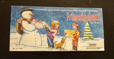 ICELAND SCOTT #760 CHRISTMAS 1992 MNH COMPLETE BOOKLET OF 10 - Image 1 of 2
