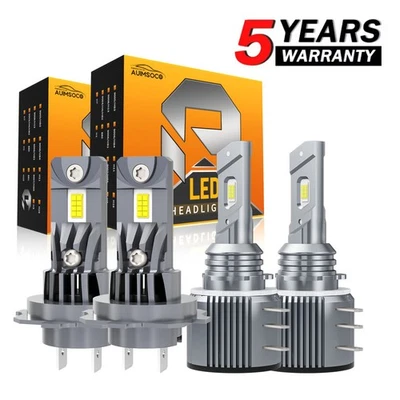 Faro LED blanco súper brillante bombillas de haz alto/bajo A para Jaguar XE 2017 2018-2019 Foto 1 de 4