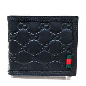 Gucci Wallet Black Leather 1394814 - Picture 1 of 11