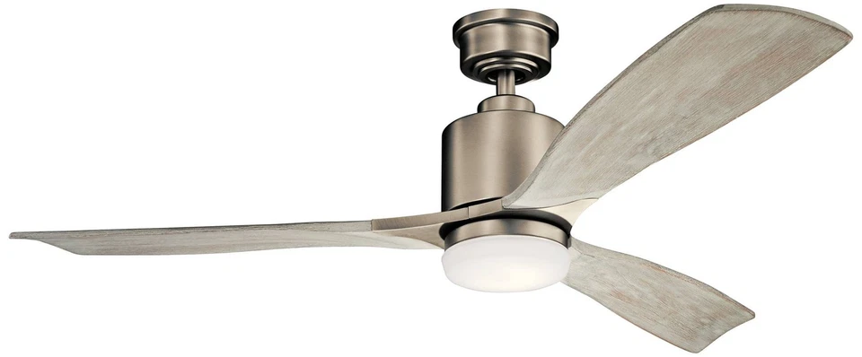 52" Kichler Ridley II Antique Pewter LED Ceiling Fan with Wall Control - Image 1 of 1