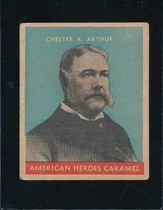 Presidentes de caramelo de Estados Unidos 1932 azul multicolor Chester A Arthur - buen estado/lápiz - D3885 - Imagen 1 de 3