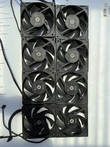 8 EKWB Predator Vardar F4-120ER (2200RPM) 120mm PWM Computer Fans - Picture 1 of 5