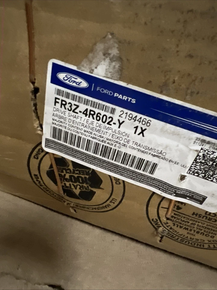 Conjunto de eje de transmisión - Ford (FR3Z-4R602-Y) 2015-2017 Ford Mustang - fr3z4r602y Foto 1 de 1