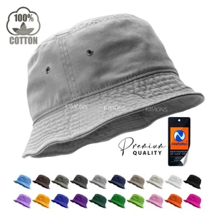 Sombrero Cubo Gorra Algodón Pesca Boonie Alambre Sol Safari Verano Hombres Campamento Negro - Imagen 1 de 70