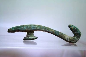 Alter 2.000 Jahre alter chinesischer Bronze-Drachengürtelhaken-- ""Dai Gou"" auf Chinesisch - Bild 1 von 6