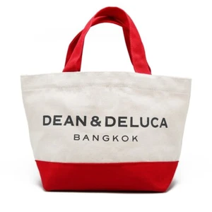 DEAN & DELUCA Tote bag Bangkok limited version Natural Canvas Red, Blue, Green - Picture 1 of 12