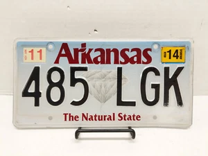 Arkansas License Plate - Expired 2014 The Natural State - 485 LGK - Picture 1 of 2